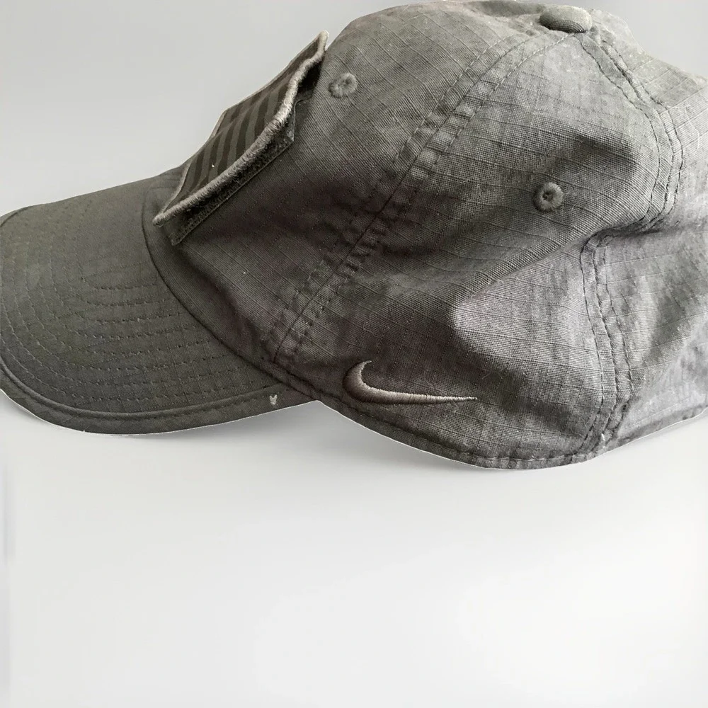 Nike Heritage 86 Hat Mens One Size Ripstop Military USA Patch Flag